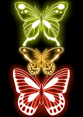 NEON Butterfly