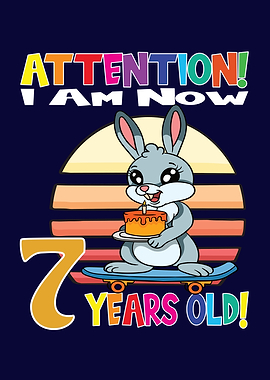 Rabbit I Am 7 Years Old