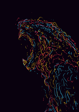 abstract tiger