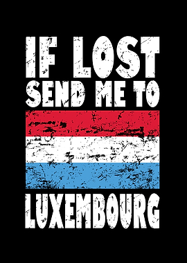 Luxembourg Flag Saying