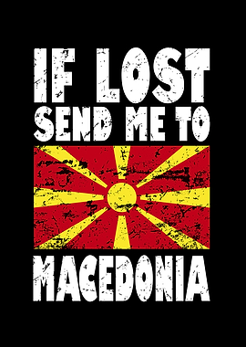 Macedonia Flag Saying