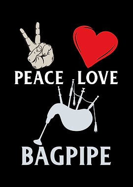 Peace Love Toy Bagpipe
