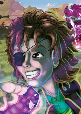 Luka throws a Hell Grenade