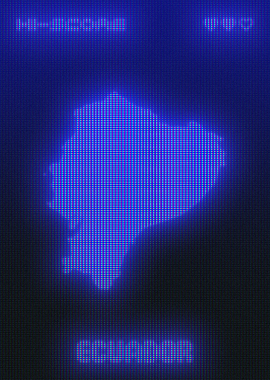 Ecuador Arcade Country Map