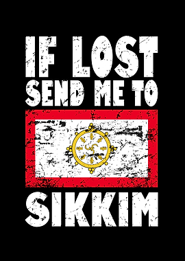 Sikkim Flag Saying