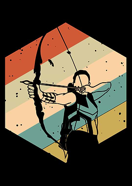 Retro Vintage Archer