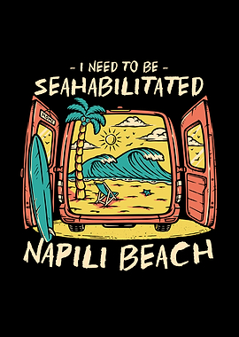 Napili Beach Summer Funny