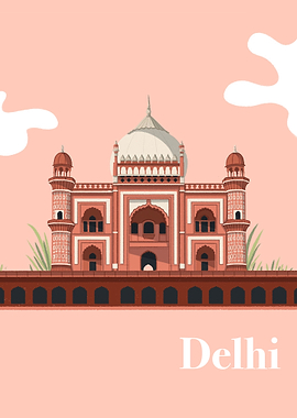 Delhi illustration