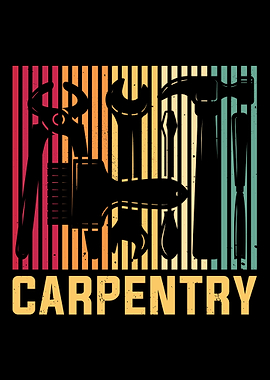 Retro Carpenter Woodworker