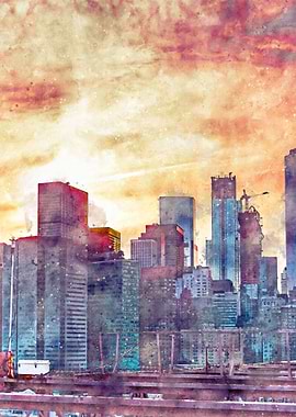 Lyon City in Paris Paint