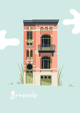 Brussels illustration