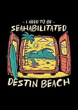 Destin Beach Summer Funny