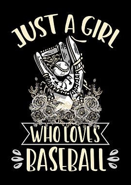 Girl Baseball Player