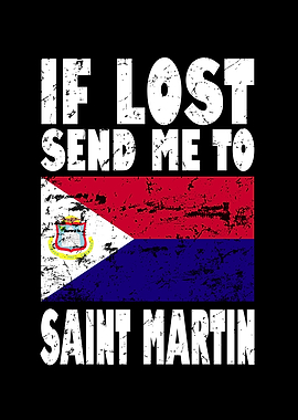Saint Martin Flag Saying