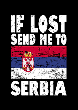 Serbia Flag Saying