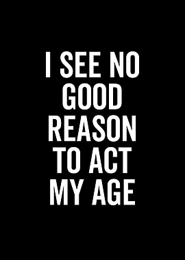 I See No Good Reason To