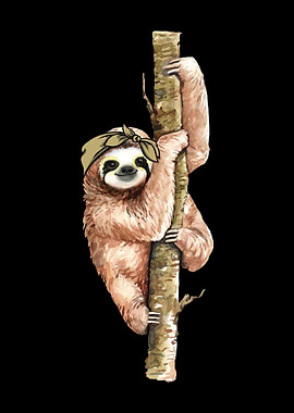 Sloth Bandana Girl