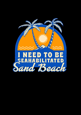 Sand Beach Summer Funny