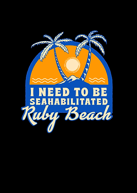 Ruby Beach Summer Funny