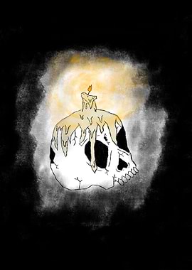 Skull Candelabra