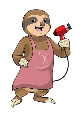 Sloth Hair stylist Apron