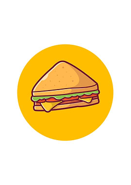 Sandwich Cartoon
