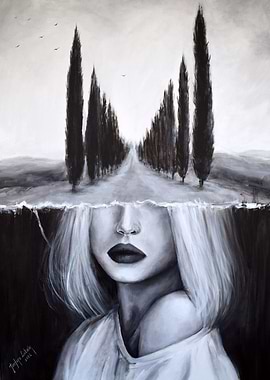 My Way acrylic artwork