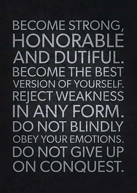 Do Not Give Up On Conquest