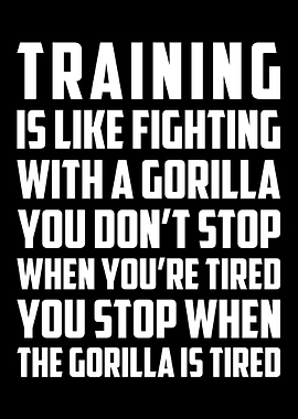 Fighting With Gorilla