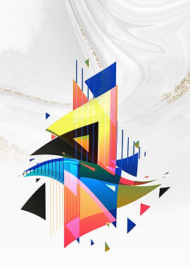 Abstract mix digital