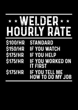Welder hourly rate