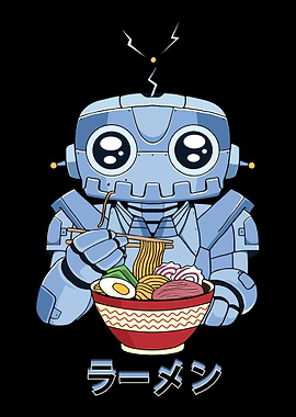 Cyborg Robot Ramen Noodles