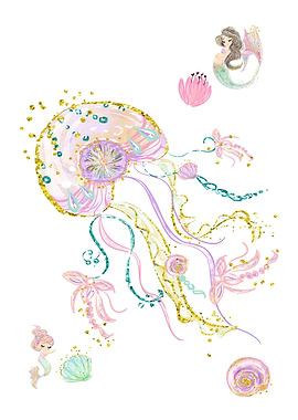 mermaids in the ocean