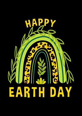 Happy Earth Day Rainbow