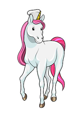 Unicorn Cook Chef hat