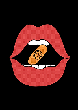 Orange Pill Bitcoin Lips