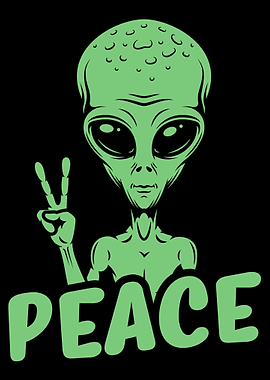 Aliens Peace UFO