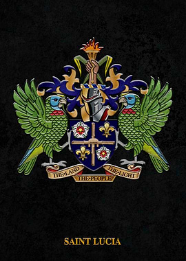 Arms of Saint Lucia
