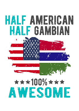 Half American Half Gambian