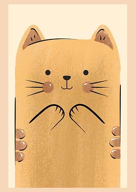 Cute Cartoon Kitty Cat