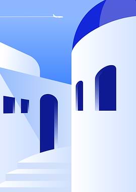 Boho travel Santorini