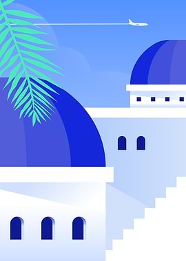 Boho travel Santorini