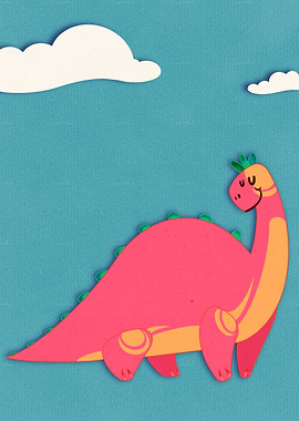 Happy Dinosaur for kids