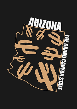 Arizona State Map USA