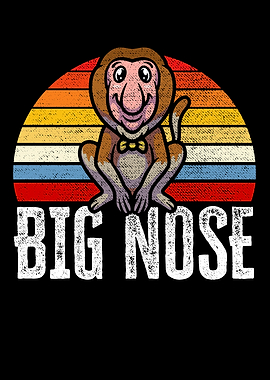 Big Nose Proboscis Monkey