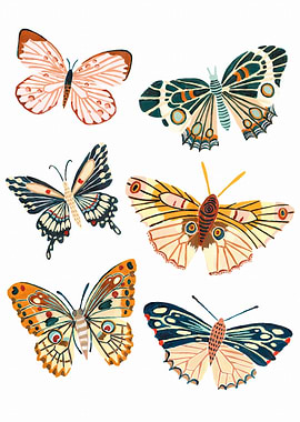 Butterfly Wall Art Insects