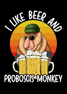 Beer And Proboscis Monkey