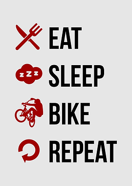 eat sleep bike repeat
