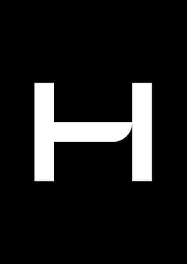 Tesla Font Letter H
