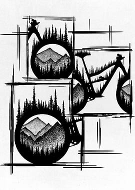 MTB Enduro and Bicycle